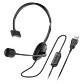 Audifonos Con Microfono Genius HS-100U Call Center Single Ear Usb Headset - Miniatura 2