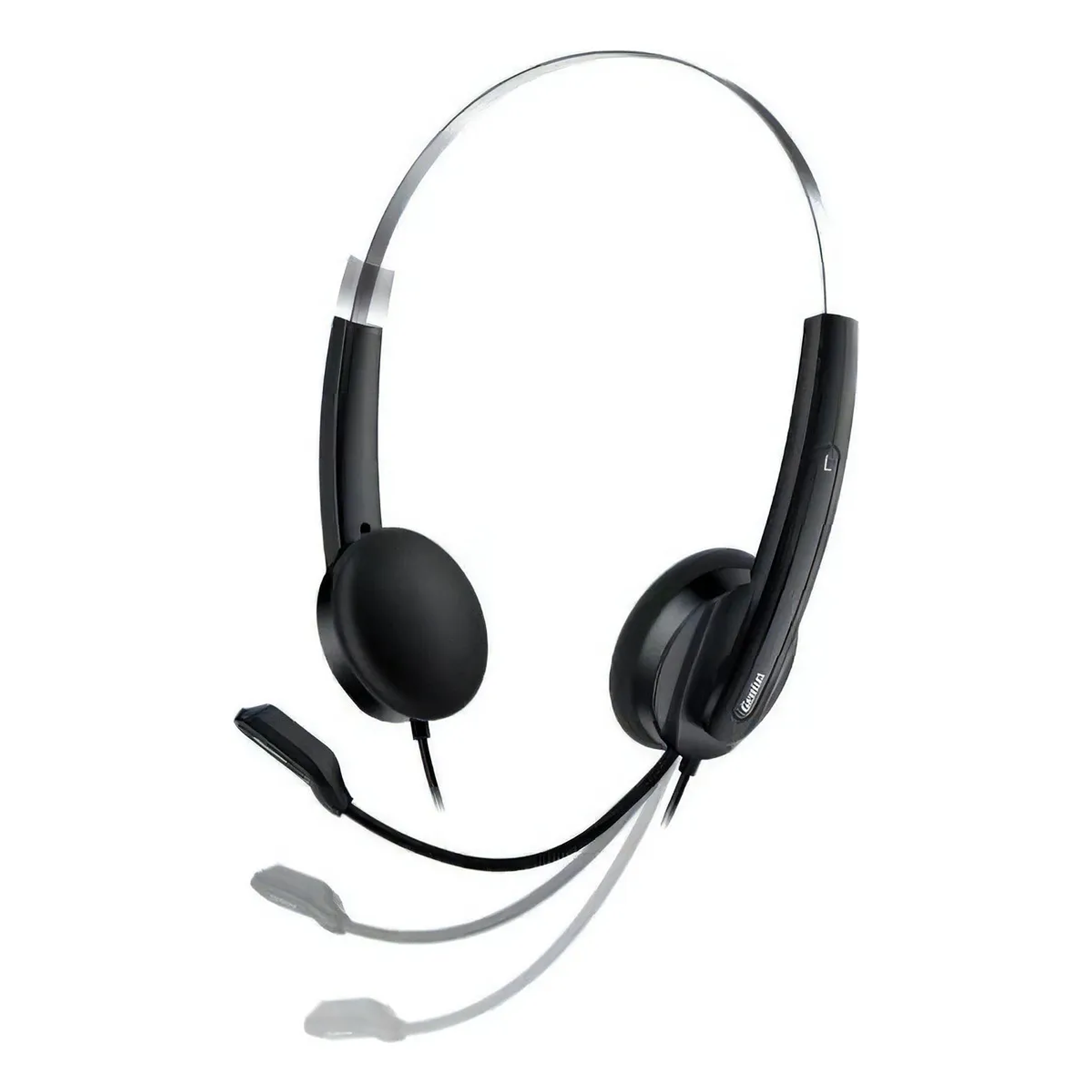 Auriculares Genius Hs-220u Usb Con Micrófono 2,4 Mts Negro Call Center Copilot 3