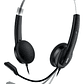 Auriculares Genius Hs-220u Usb Con Micrófono 2,4 Mts Negro Call Center Copilot - Miniatura 3