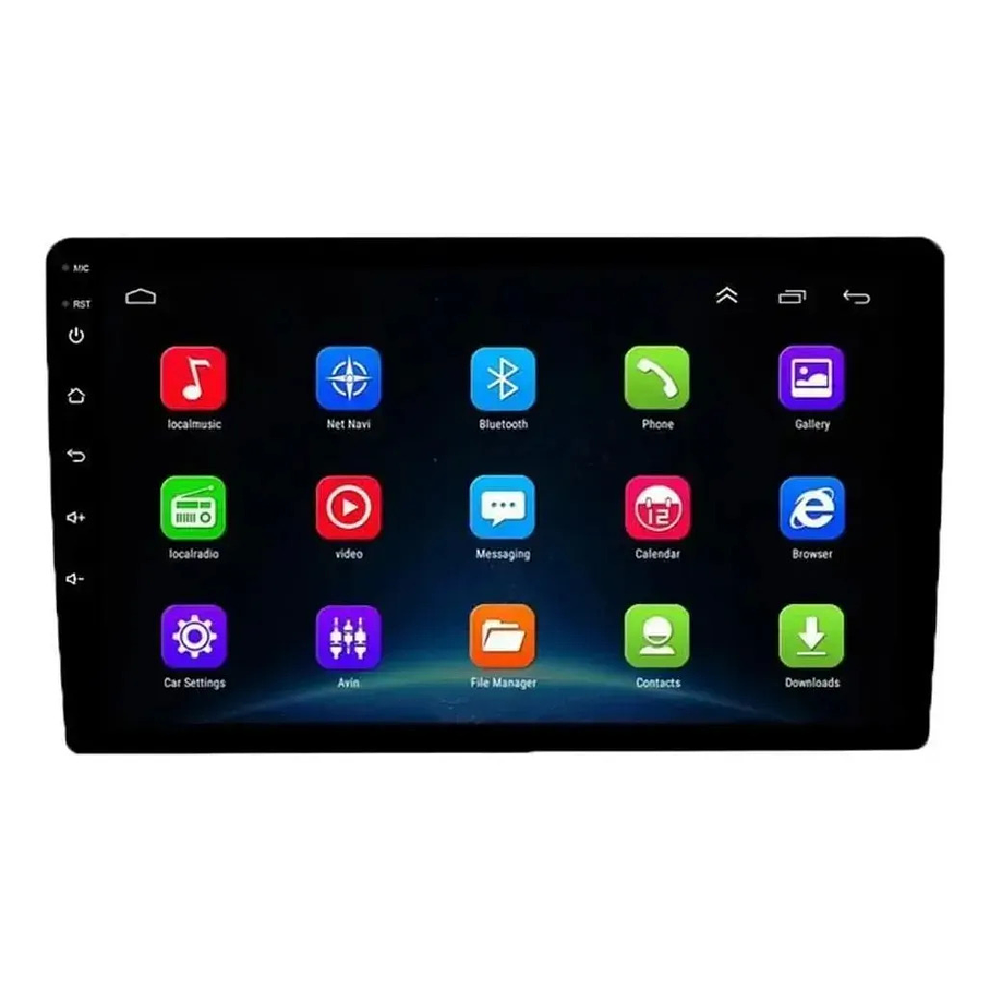 Radio Auto 2 Din Android 9 Pulgadas Grande Carplay 4g + 64g Gps Bluetooth 1