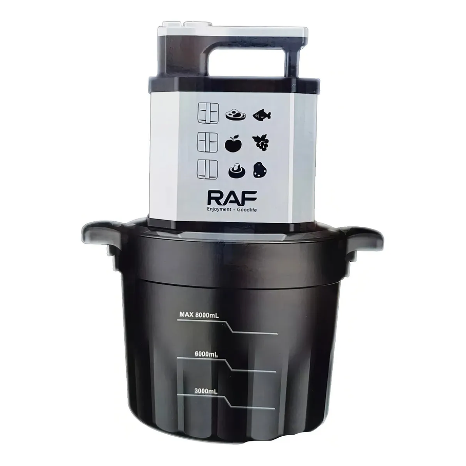 Picador Procesador De Alimento De 8 Litros 1000w Raf 7731  2