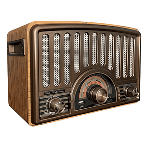 Radio Parlante Mlab 9143 Retro Sixtinna Bluetooth Usb Tf Fm Color Café