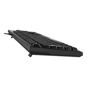 Teclado de una mano Genius Smart QWERTY español color negro Modelo KB-100