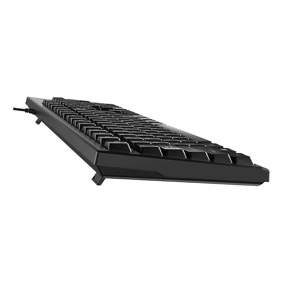 Teclado de una mano Genius Smart QWERTY español color negro Modelo KB-100 2