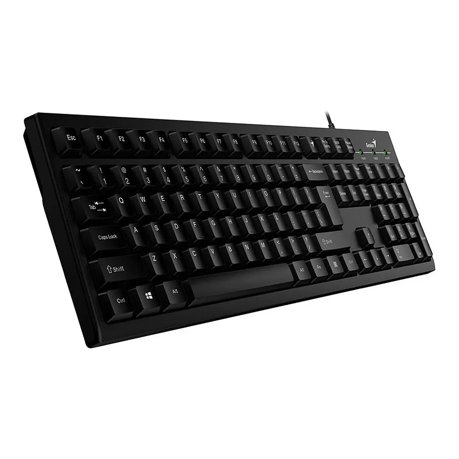 Teclado de una mano Genius Smart QWERTY español color negro Modelo KB-100 5