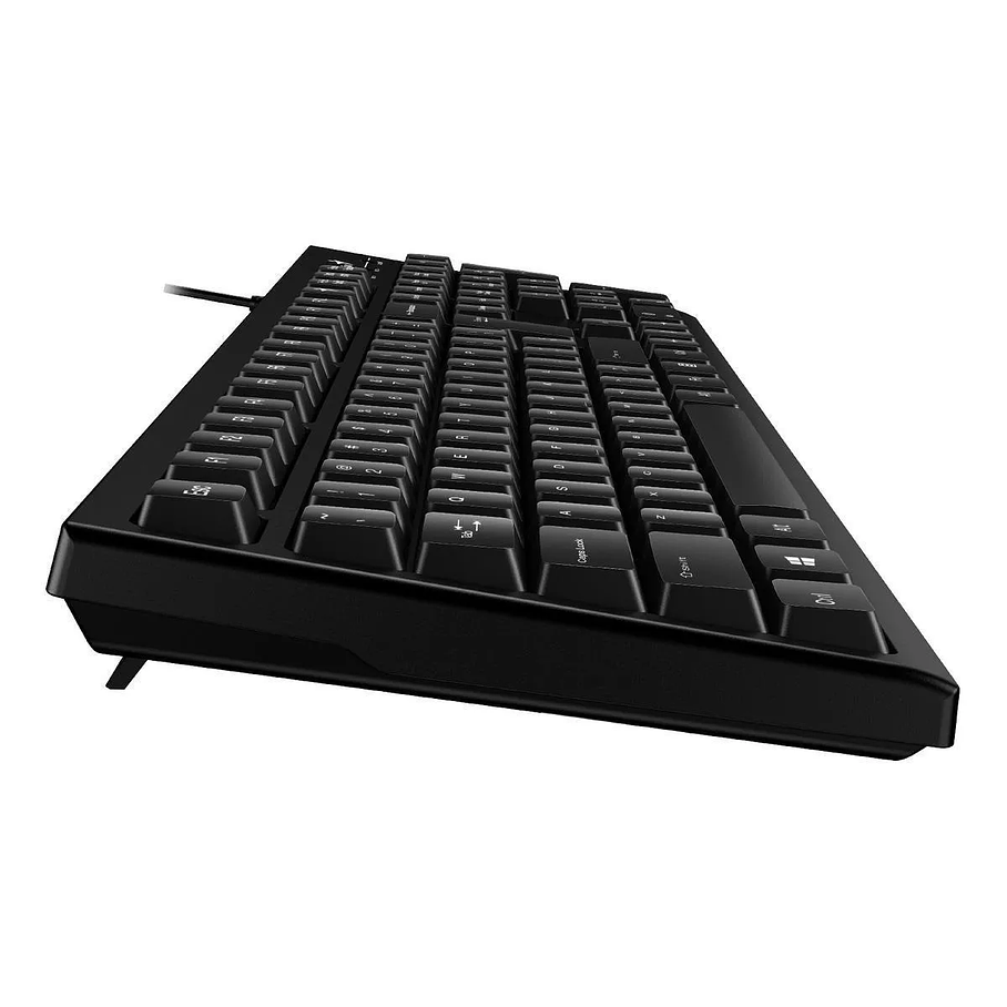 Teclado de una mano Genius Smart QWERTY español color negro Modelo KB-100 6