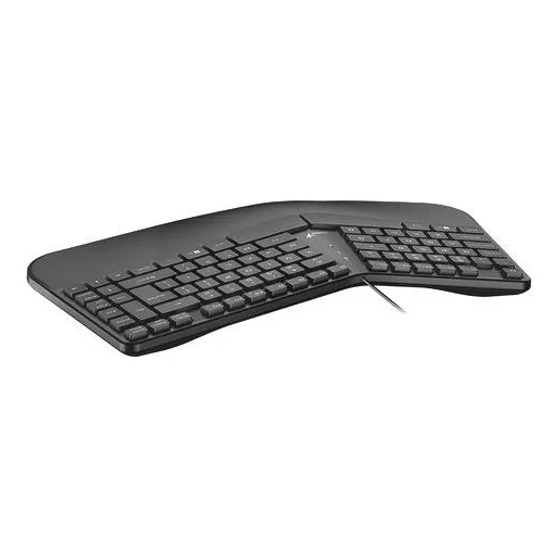 Teclado Genius Ergo Kb-700 C/tecla Copilot Usb Sp Negro Idioma Español Latinoamérica 2
