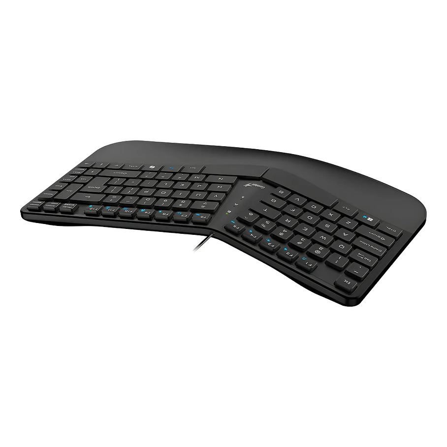 Teclado Genius Ergo Kb-700 C/tecla Copilot Usb Sp Negro Idioma Español Latinoamérica 5
