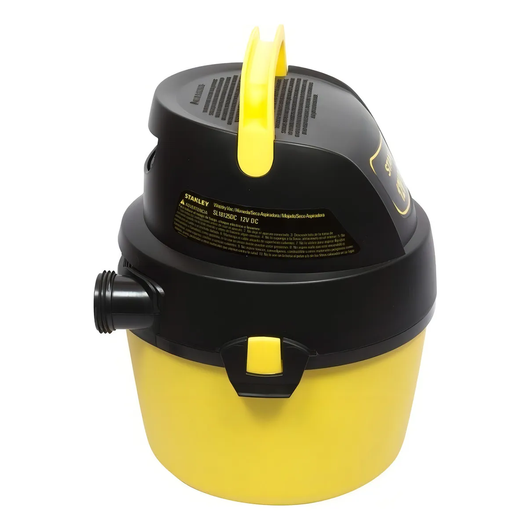 Aspiradora Portátil Stanley 12v Seco Y Mojado 3.8 Litros Color Amarillo/Negro 4