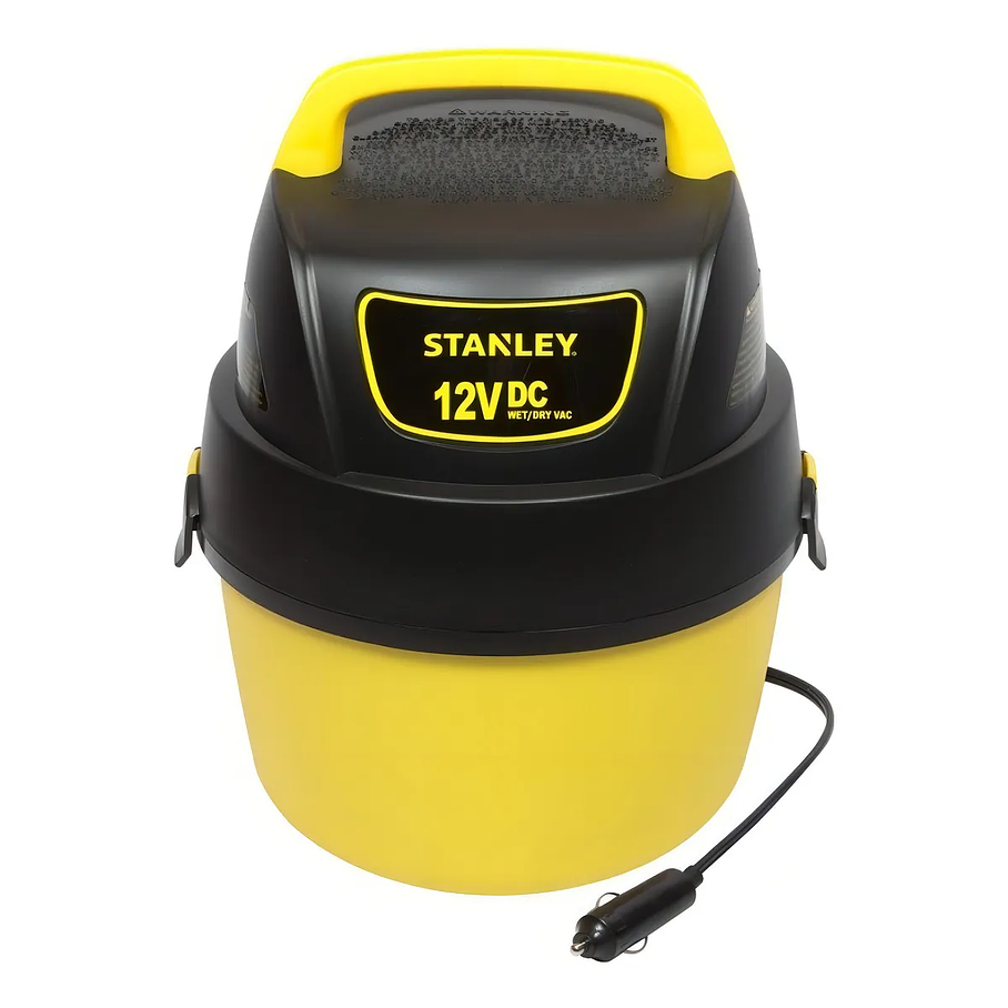 Aspiradora Portátil Stanley 12v Seco Y Mojado 3.8 Litros Color Amarillo/Negro 5