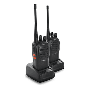 Radio Intercomunicador Mlab Walkie-talkies Kit 2u Color Negro