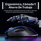 Mouse Gamer Onikuma Cw917 Cableado 3600 Dpi 6 Botones Rgb Color Negro - Miniatura 4