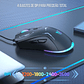 Mouse Gamer Onikuma Cw917 Cableado 3600 Dpi 6 Botones Rgb Color Negro - Miniatura 8