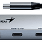 Hub Genius Uh-500 5 En 1 Usb Tipo C Hdmi Usb 3.0 Usb C Pcreg Color Gris Oscuro - Miniatura 2