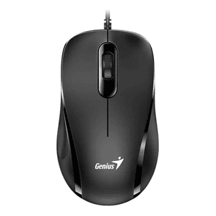 Mouse Oficina Genius Dx 101 Optico Usb Con Cable Pcreg Color Negro