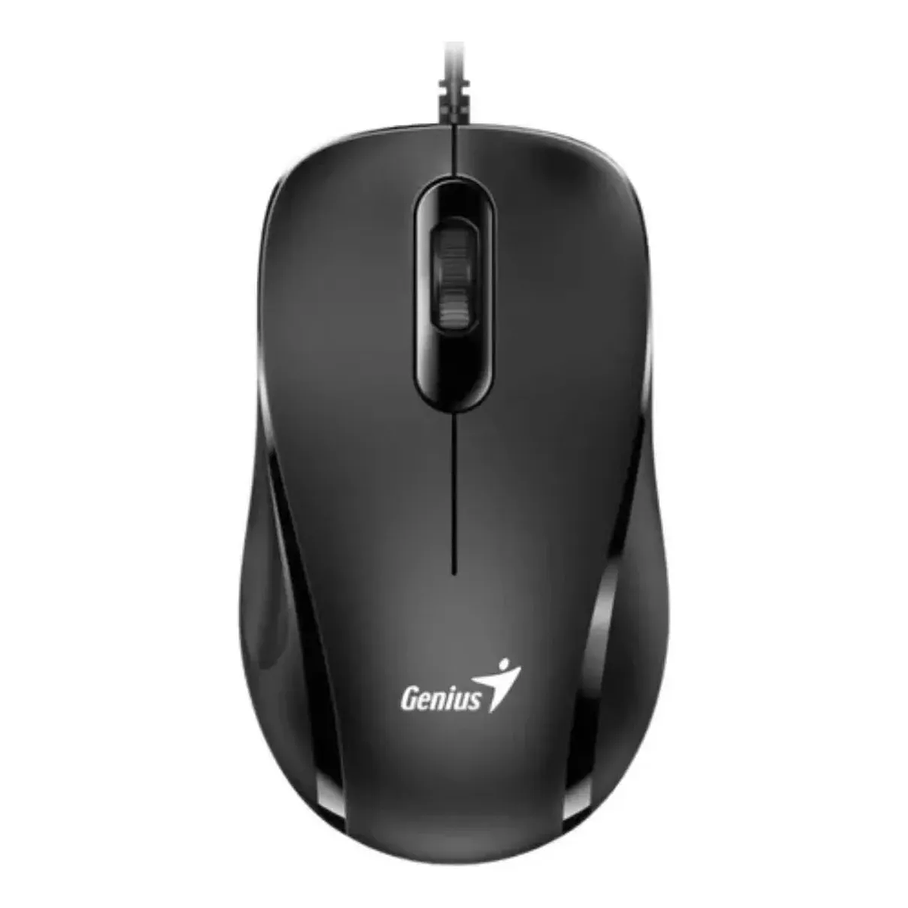 Mouse Oficina Genius Dx 101 Optico Usb Con Cable Pcreg Color Negro 2