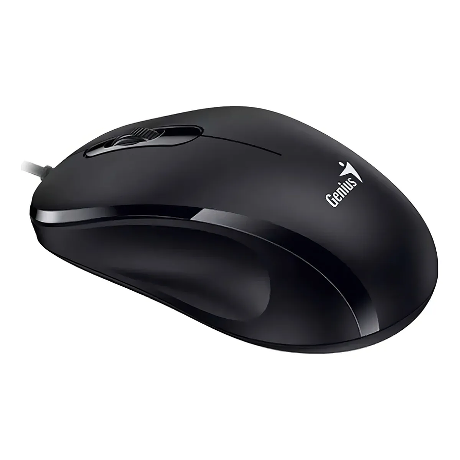 Mouse Oficina Genius Dx 101 Optico Usb Con Cable Pcreg Color Negro 6