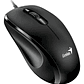 Mouse Oficina Genius Dx 101 Optico Usb Con Cable Pcreg Color Negro - Miniatura 1