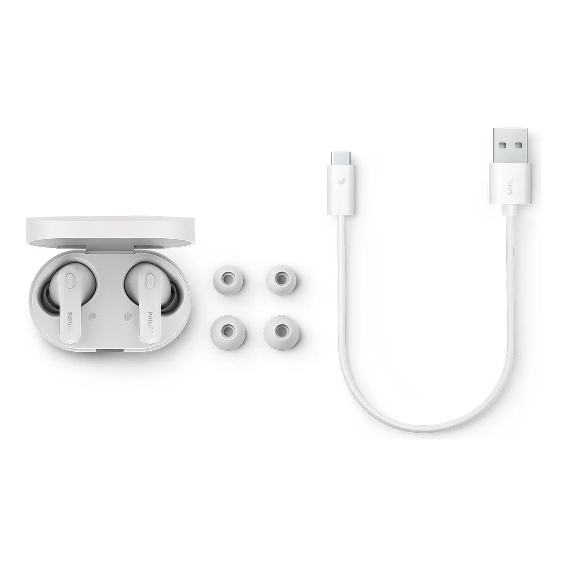 Audífonos True Wireless Bluetooth Philips Tat1108wt Blancos 2