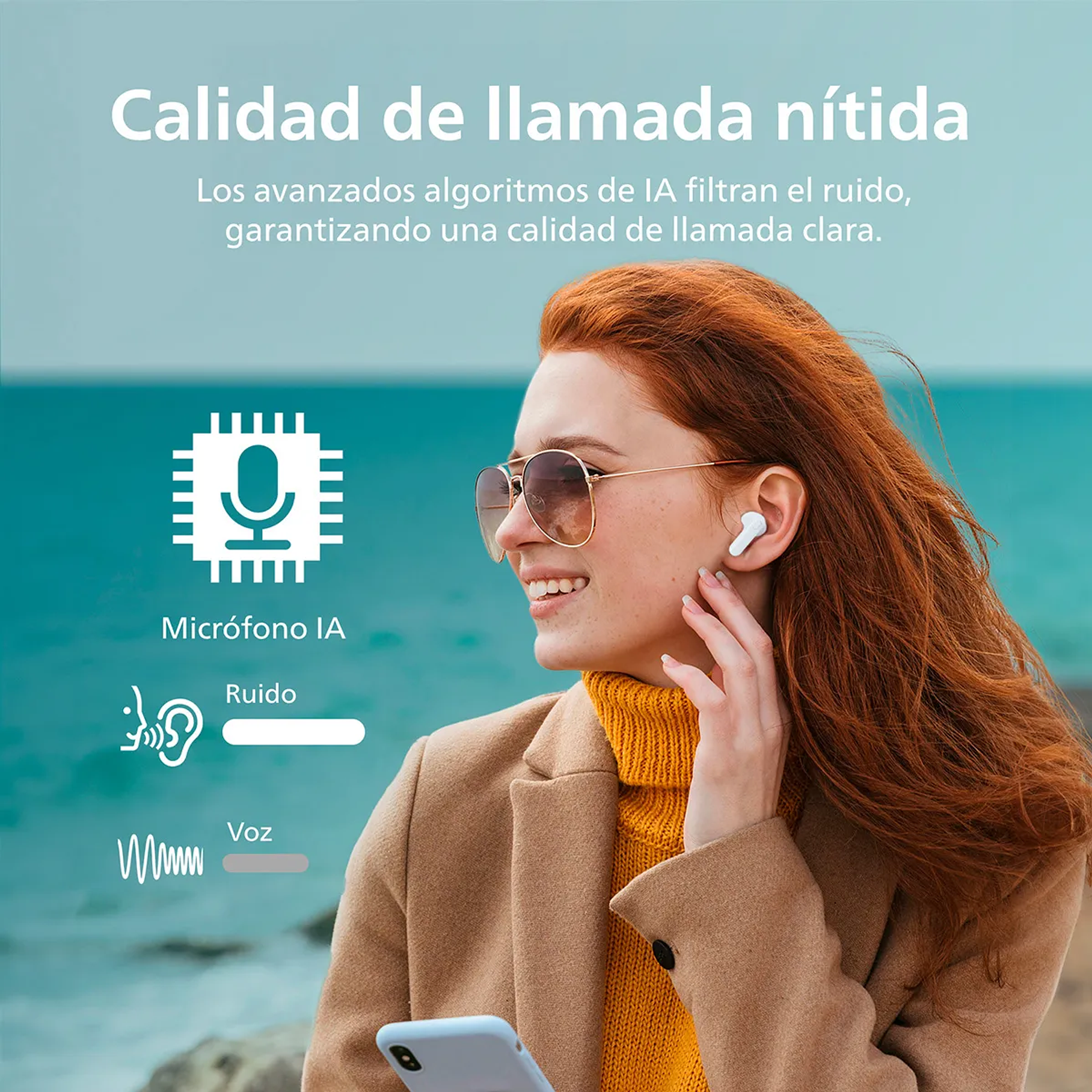 Audífonos True Wireless Bluetooth Philips Tat1108wt Blancos 11