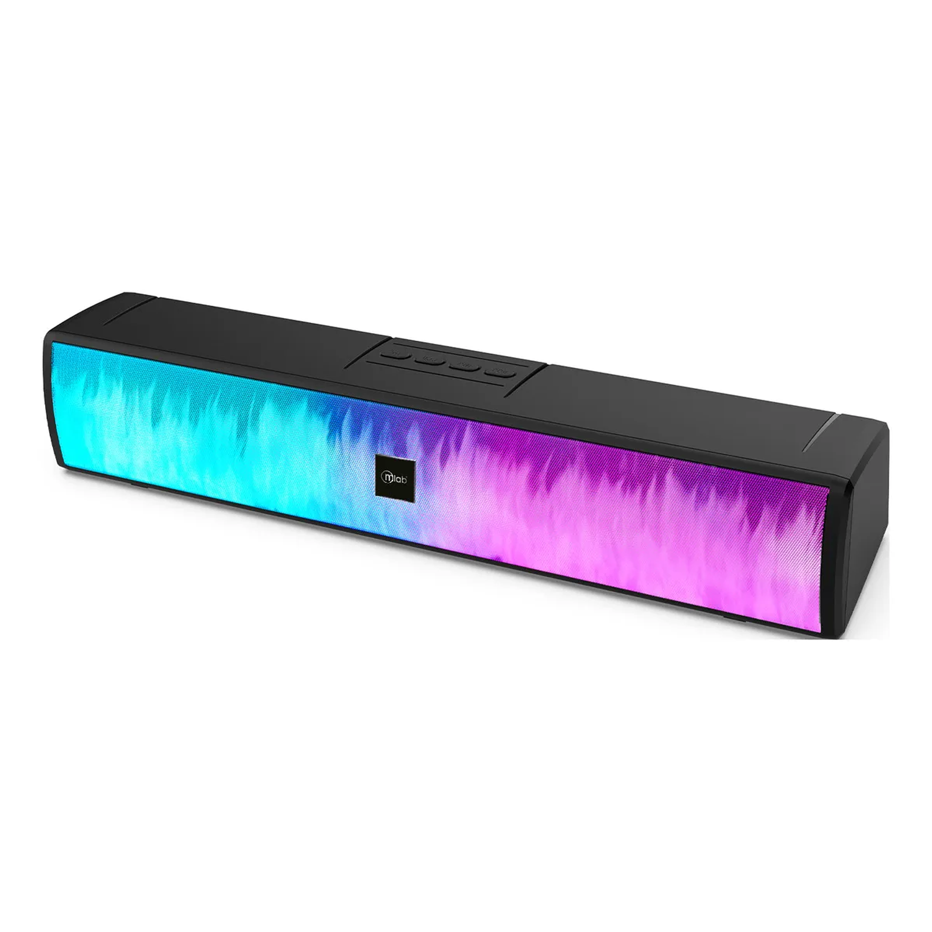Mini Soundbar Flaming Smoke Bluetooth Sb-200 Malb Color Negro Barra De Sonido 1