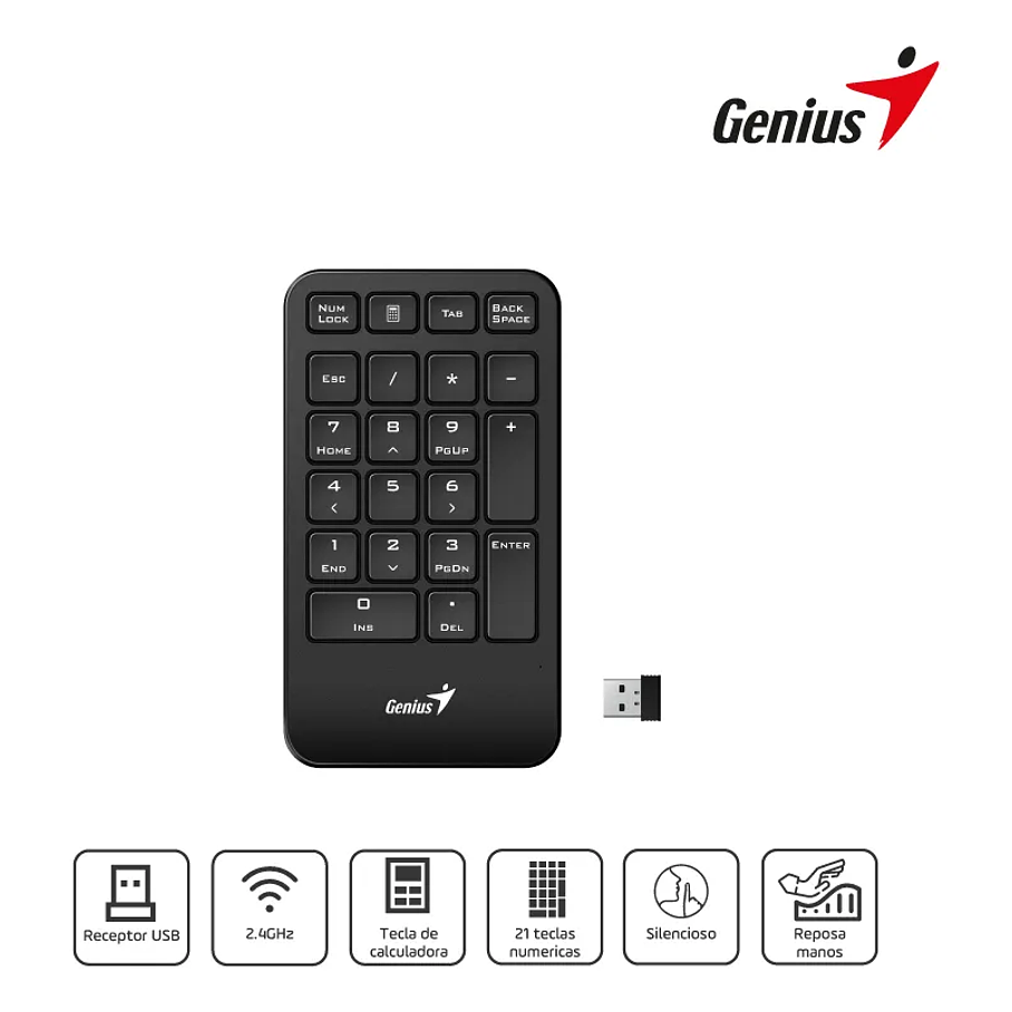 Teclado Genius Num Pad 1000 Usb Negro Idioma Español LatinoaméricaTeclado Genius Num Pad 1000 Usb Negro Idioma Español Latinoamérica Teclado Genius Num Pad 1000 Usb Negro Idioma Español Latinoamérica  8