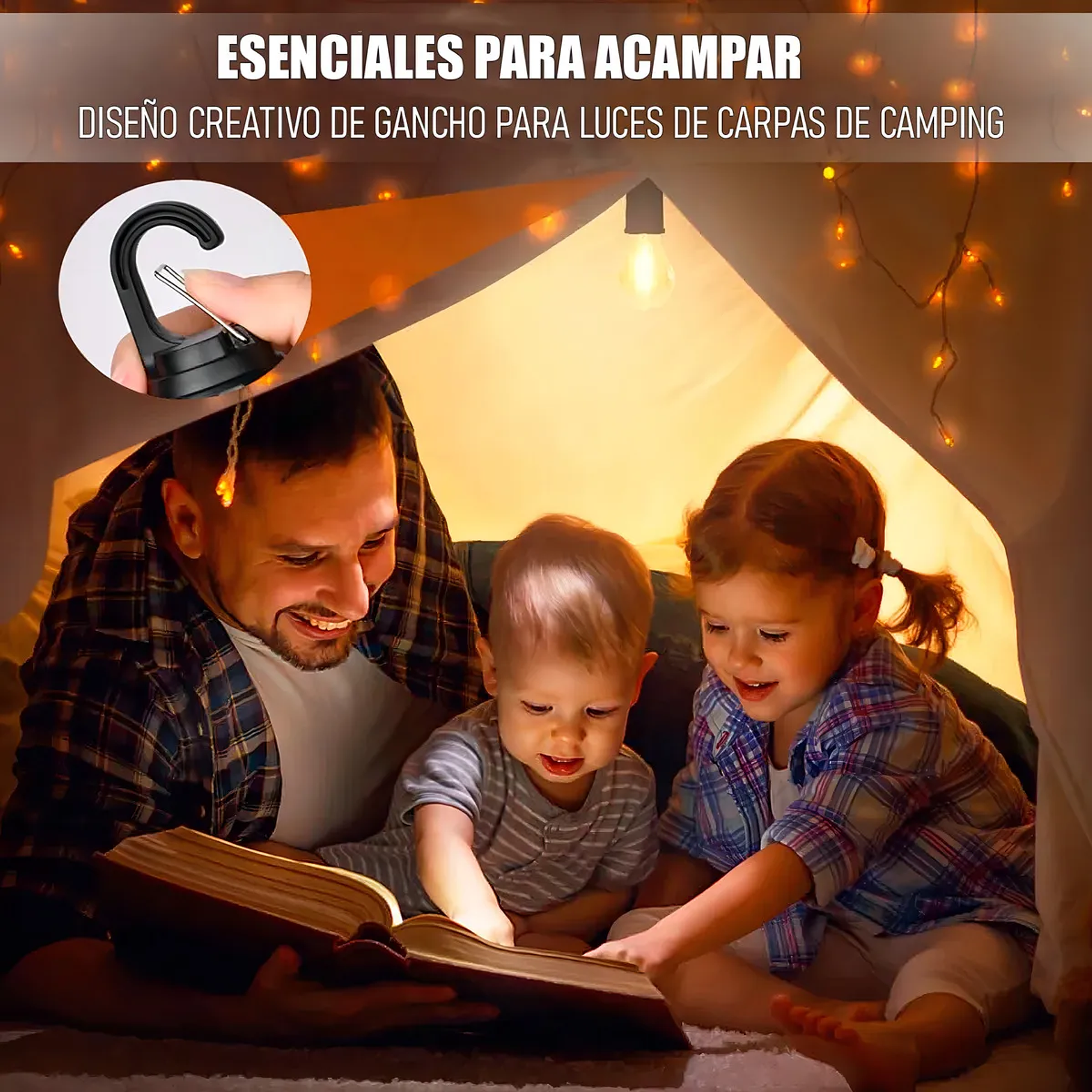 Pack 2 Ampolleta Recargable Ampolletas Camping Colgantes Ampolletas Recargables Led 15w Plástico Ampolleta Emergencia  7