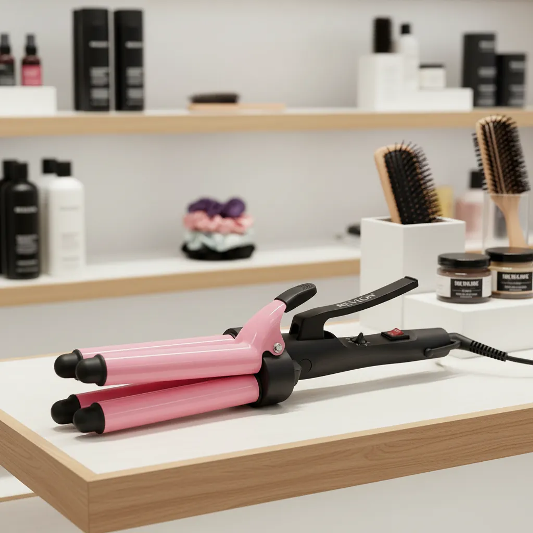 Rizadora Barril Revlon RVIR3056LA2 Para Ondas Perfectas Rosa 4