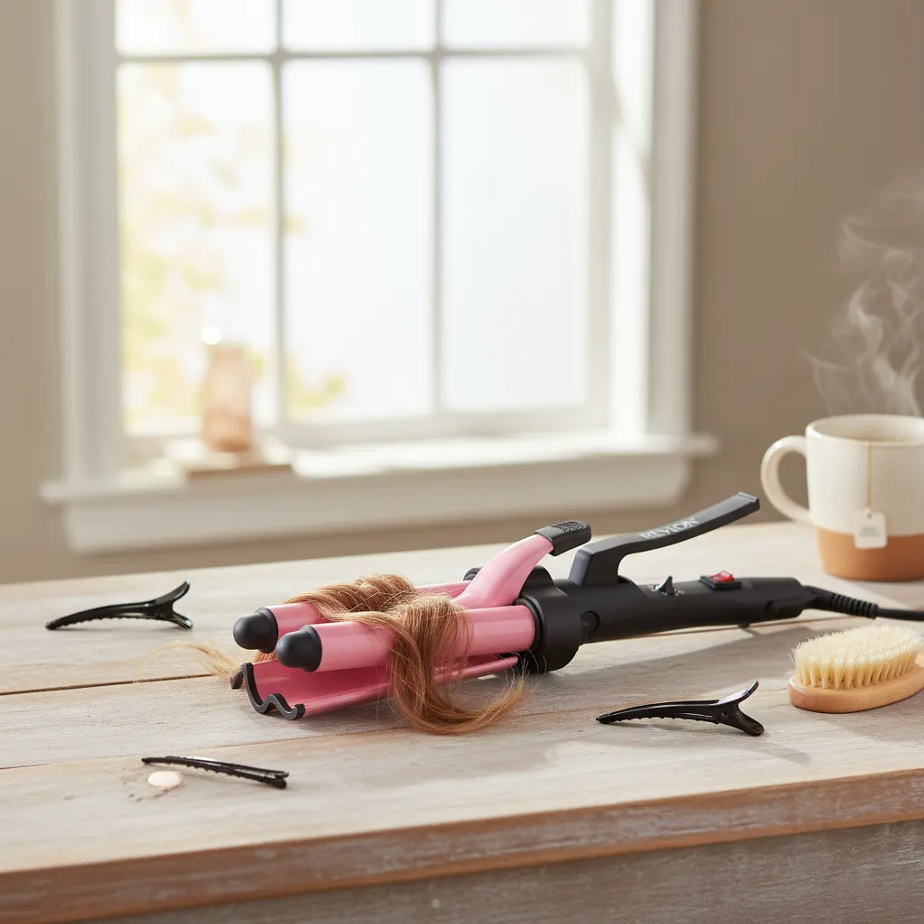 Rizadora Barril Revlon RVIR3056LA2 Para Ondas Perfectas Rosa 7