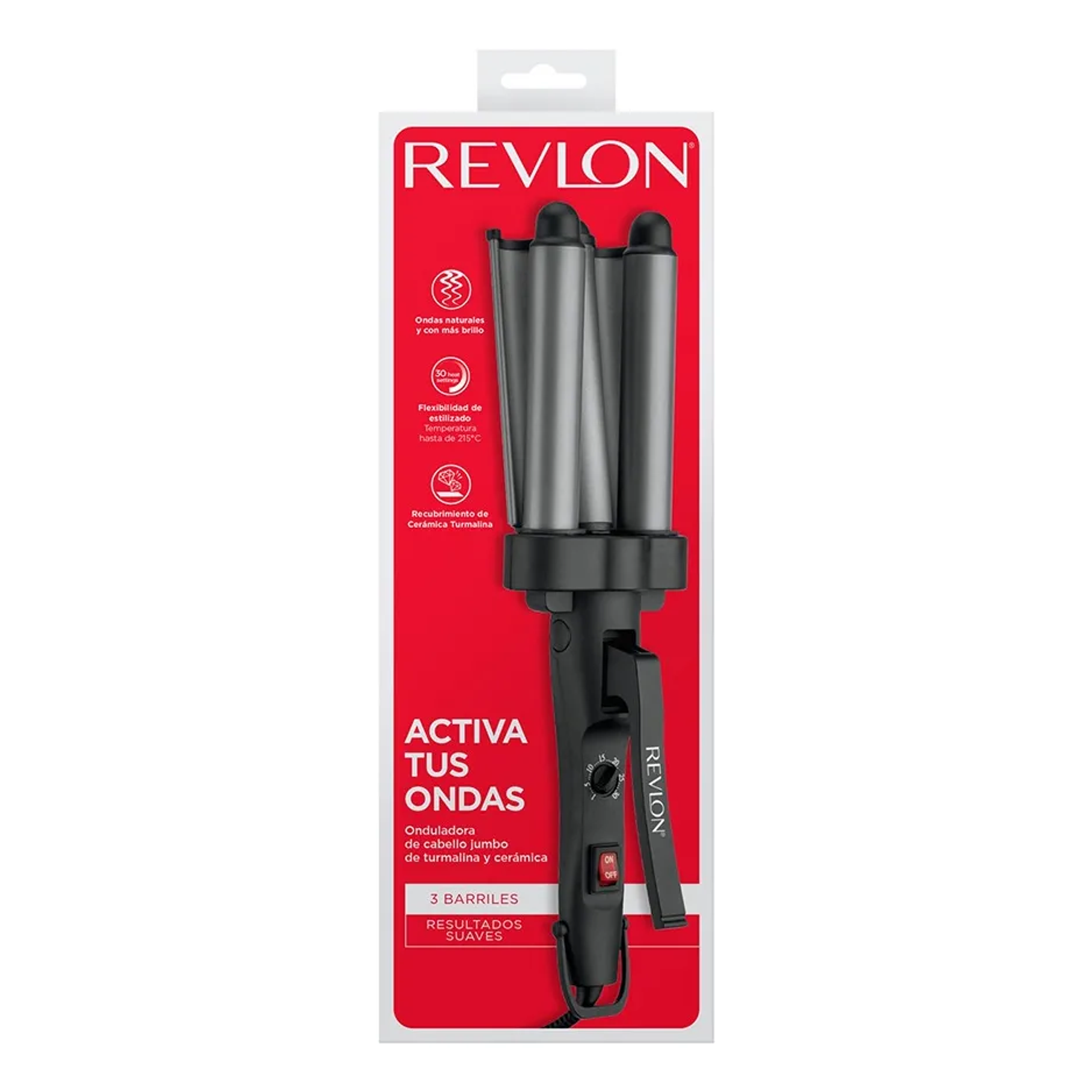 Ondulador Pelo Revlon Waver Jumbo De 3 Barriles RV084LA2 2