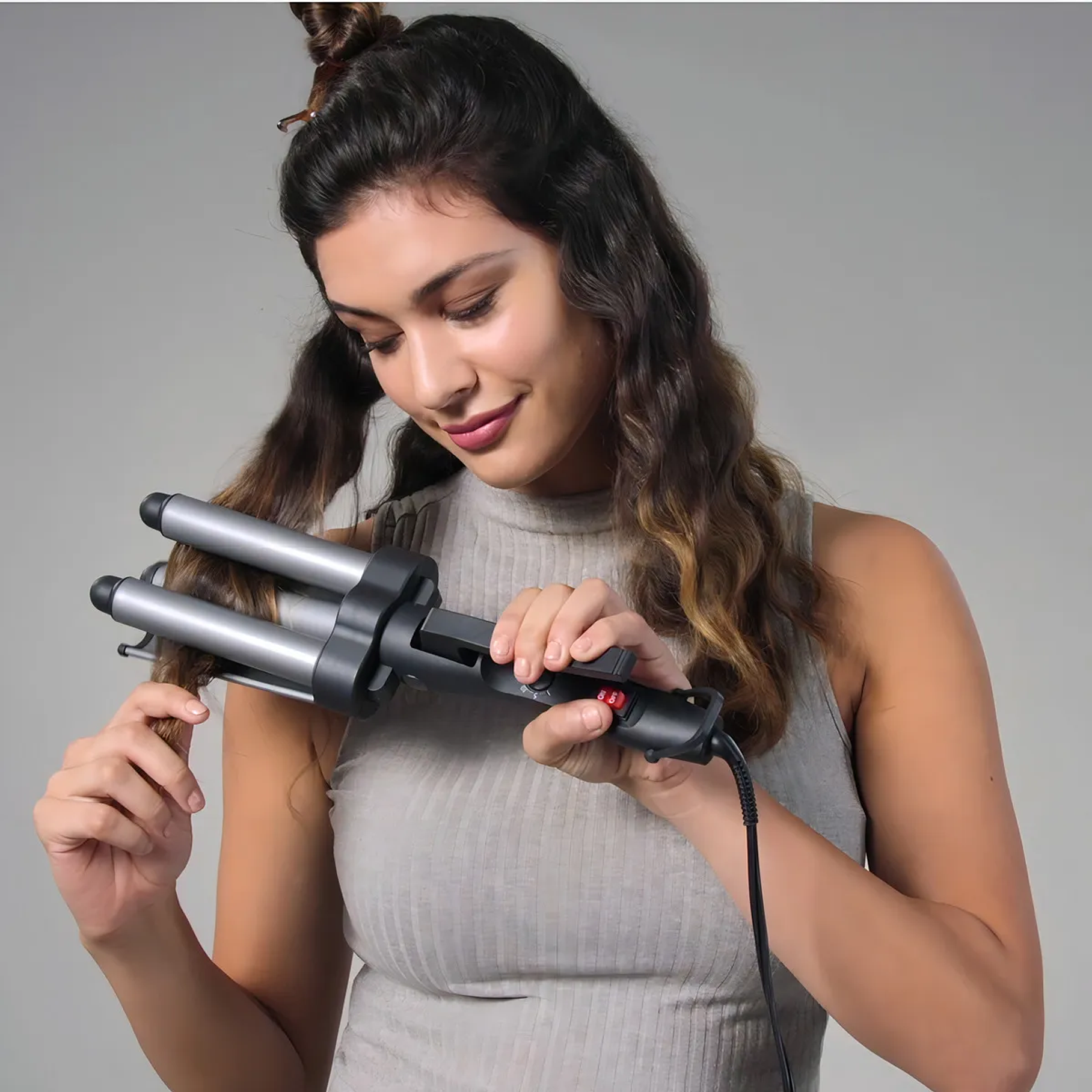 Ondulador Pelo Revlon Waver Jumbo De 3 Barriles RV084LA2 4