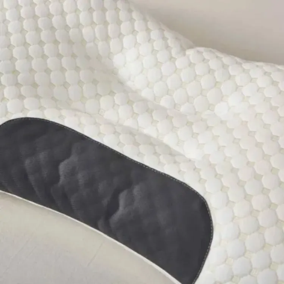 Almohada Ortopédica Cervical Curva Cojín Libre Presión Blanco 4