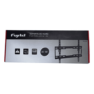 Soporte Fijo Fujitel Pared Para TV LED 26 a 55 Pulgadas VESA 400x400 35kg