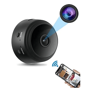 Camara Espia Audio Video Detecta Movimiento Color Negro A9
