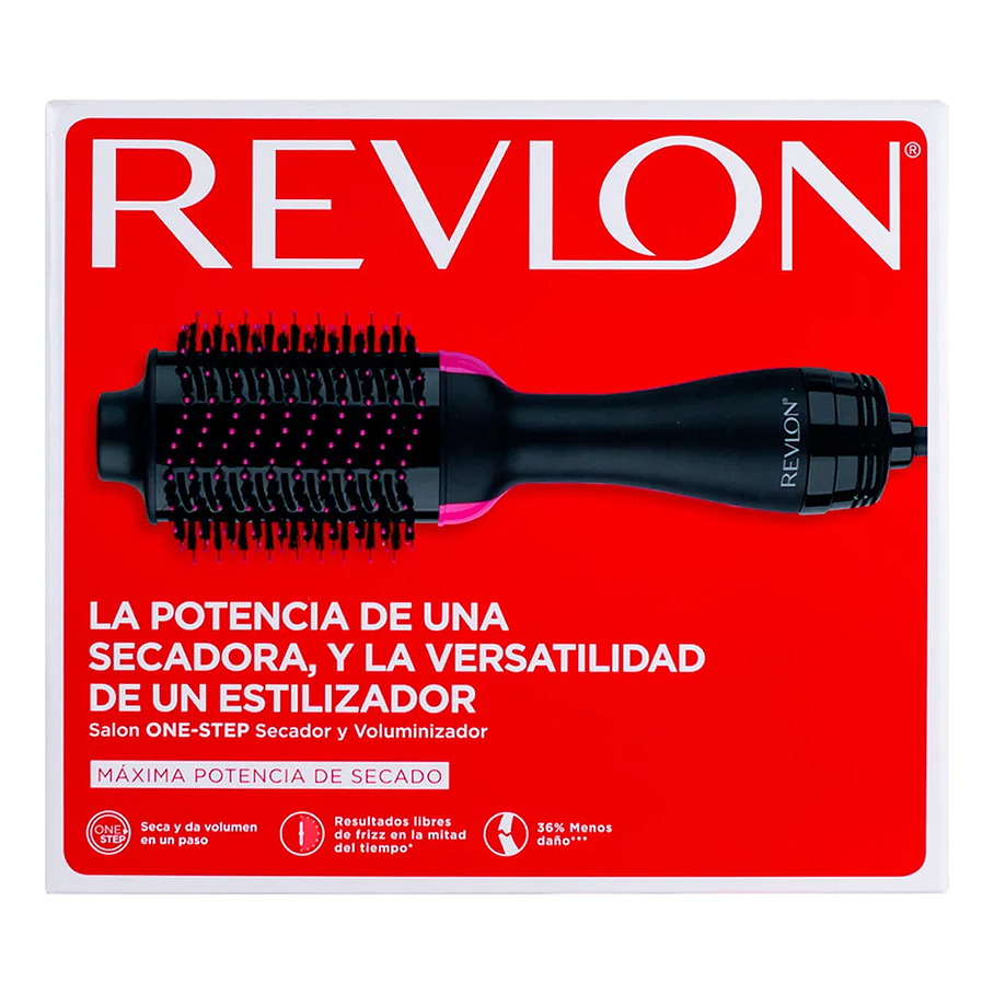 Cepillo Secador Y Voluminizador Revlon One Step Original Negro Tamaño Único 4