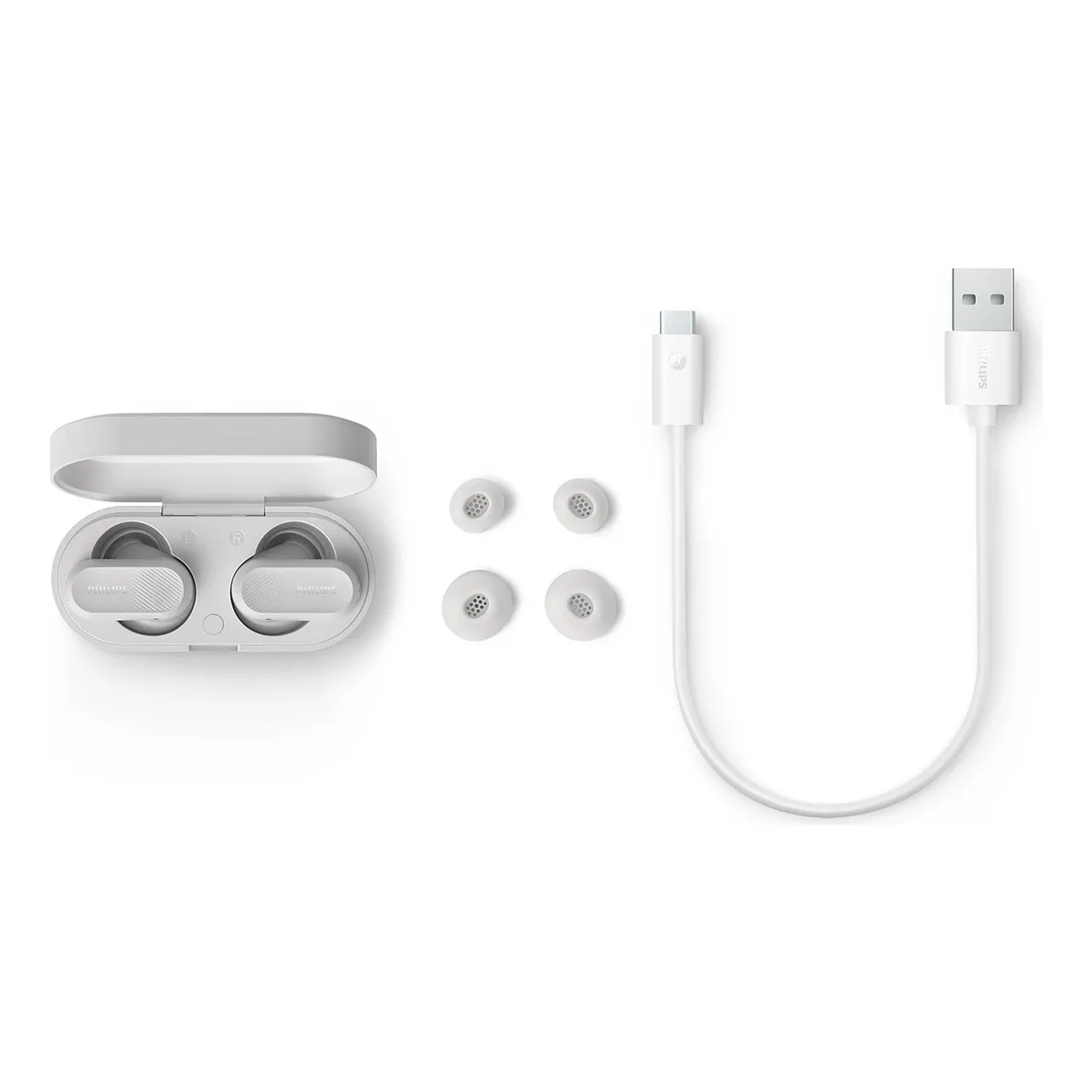 Audífonos Bluetooth Noise Cancelling Philips Tat3509 Pro Color Blanco 5