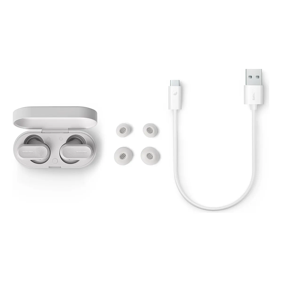 Audífonos Bluetooth Noise Cancelling Philips Tat3509 Pro Color Blanco 5