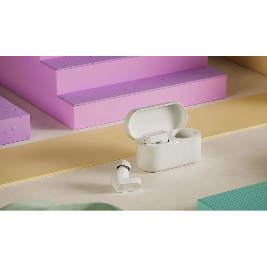 Audífonos Bluetooth Noise Cancelling Philips Tat3509 Pro Color Blanco 7