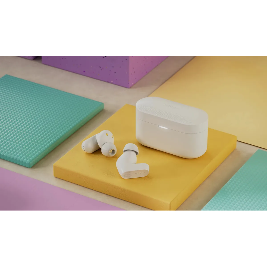 Audífonos Bluetooth Noise Cancelling Philips Tat3509 Pro Color Blanco 9