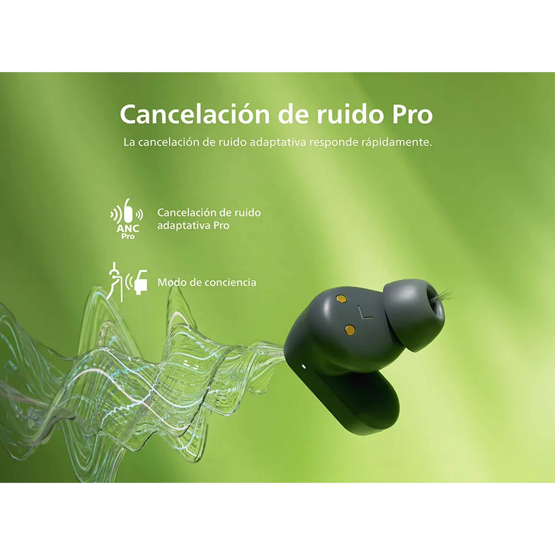 Audífonos Bluetooth Noise Cancelling Philips Tat3509 Pro Color Blanco 10