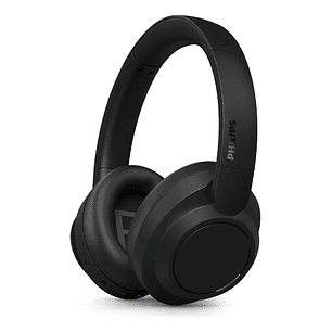 Audífonos Inalámbricos Bluetooth Philips Noise Cancelling TAH6509 Headband Color Negro - Supraaurales ANC 70H