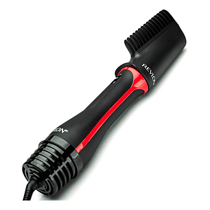 Cepillo Eléctrico One-step Volumiser Plus Color Negro Revlon Negro 2 En 1 RVDR5298PKLA2