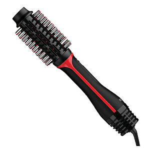 Cepillo Eléctrico One-step Volumiser Plus Color Negro Revlon Negro 2 En 1 RVDR5298PKLA2