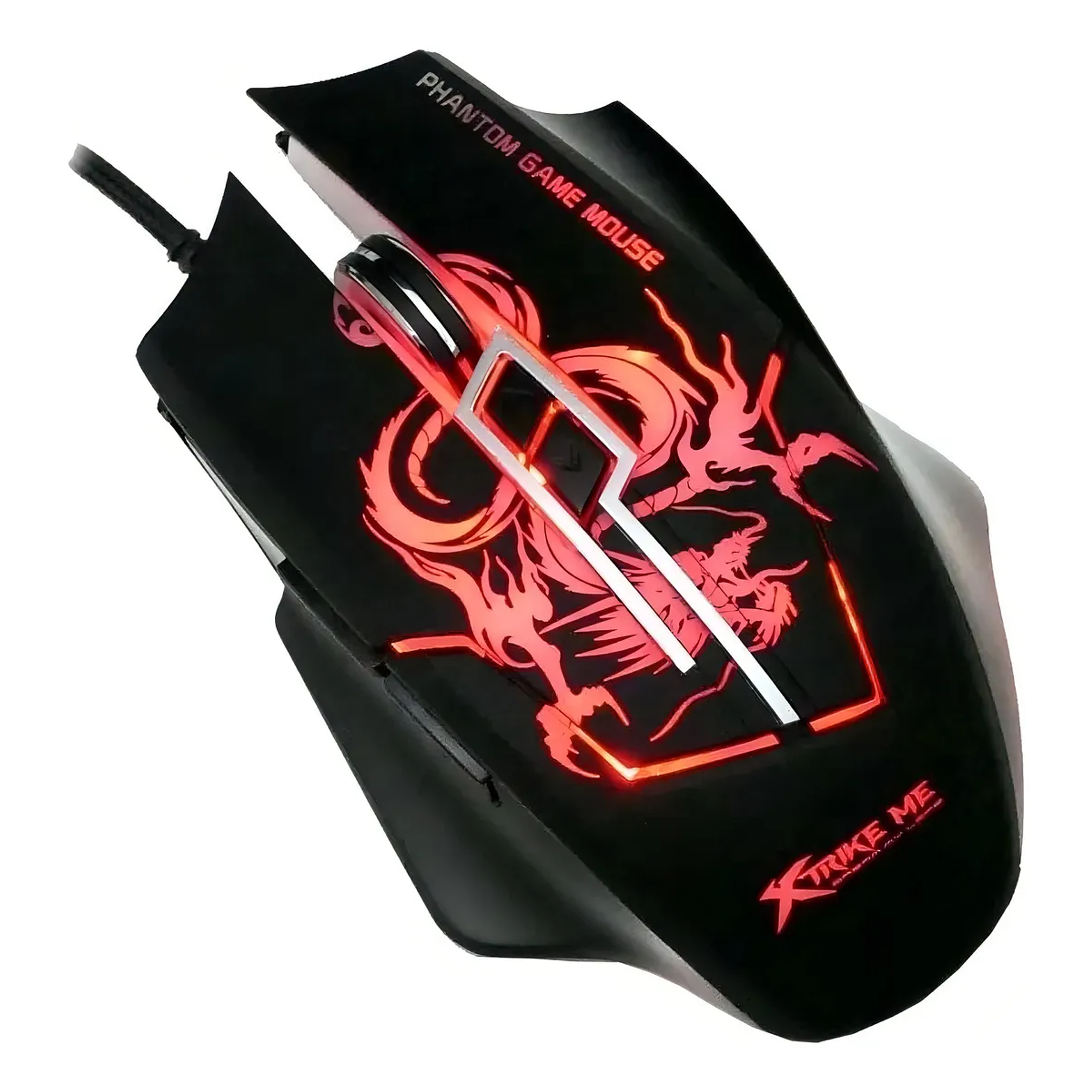 Kit Mouse + Mousepad Gamer Xtrike-me Iluminado Rgb Negro 6
