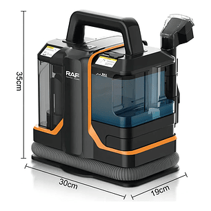 Aspiradora Raf Seco Húmedo Vertical Alfombra Tapizados Multifuncional Aspiradora De Tapiz Limpieza Profunda De Alfombras 800ml Color Amarilla Vapor Limpieza clip-icon Aspiradora Raf Seco Húmedo Vertic