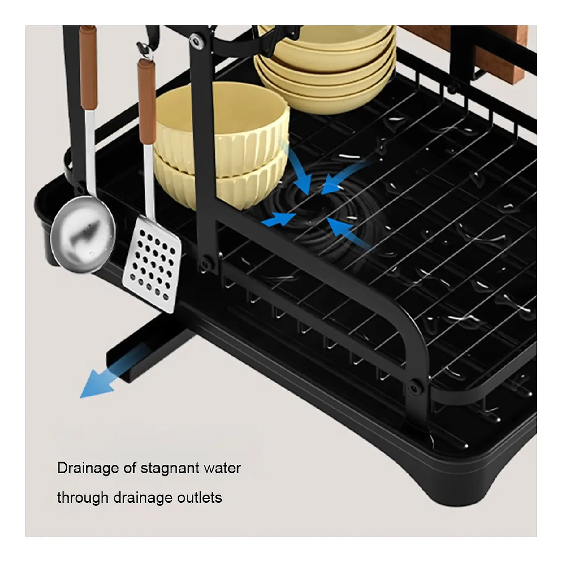 Escurridor De Trastes Kitchenaid Organizar Escurridor Platos Escurridor De Agua Secador De Platos Organizador De Cocina 3