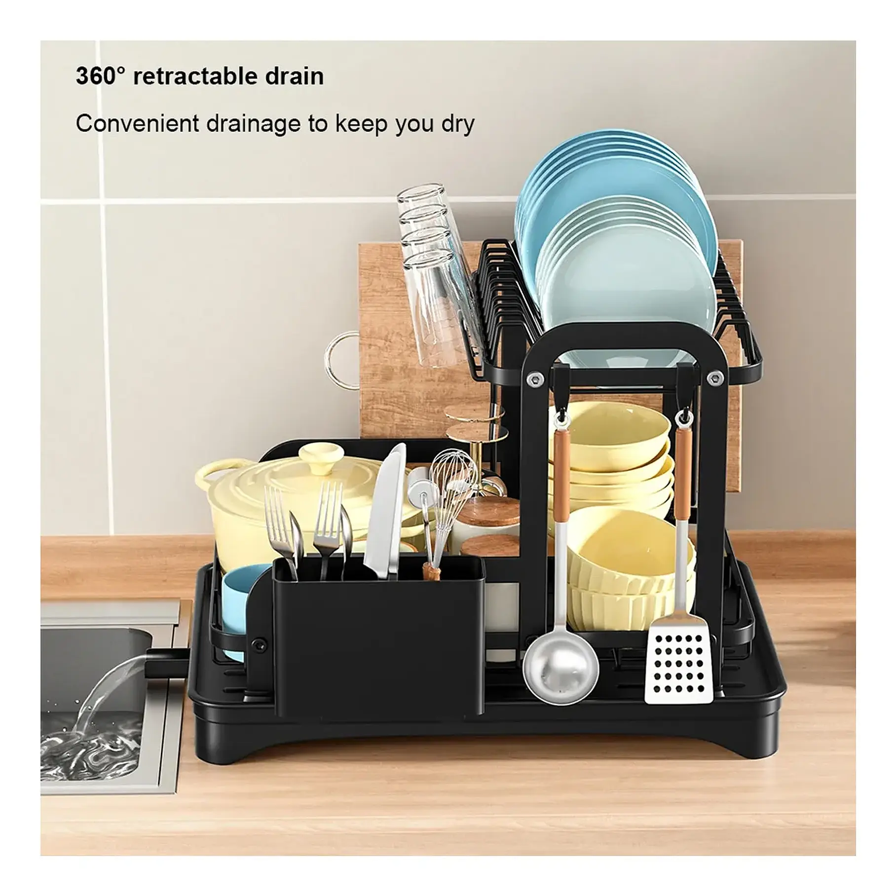 Escurridor De Trastes Kitchenaid Organizar Escurridor Platos Escurridor De Agua Secador De Platos Organizador De Cocina 4
