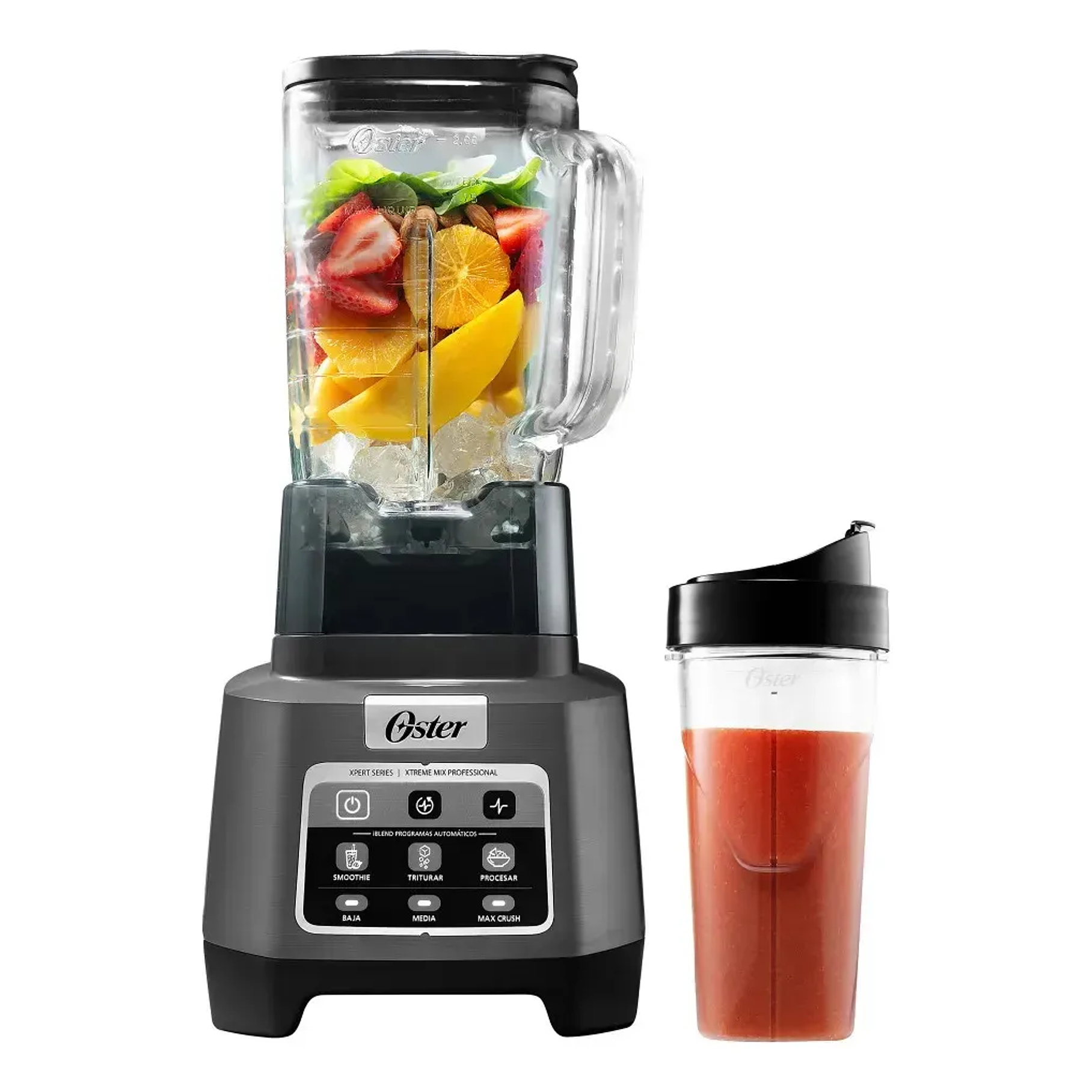 Licuadora Profesional Xtreme Mix Oster Reversible Blstxpgbgw Color Gris 1