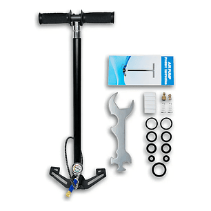 Bombín Pcp 4 Etapas 4500 Psi Inflador Pcp Bombín Neumáticos Color Negro