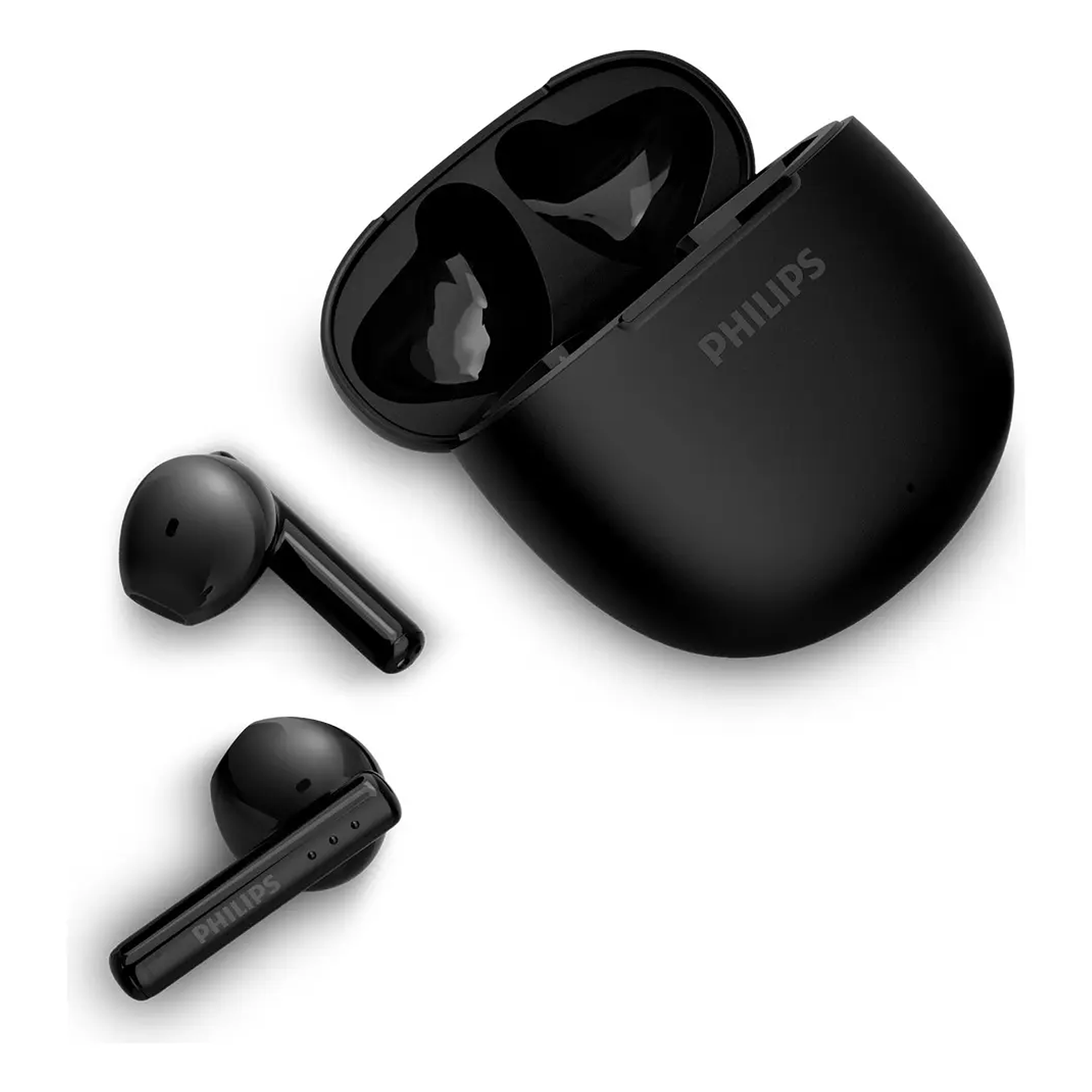 Auriculares inalámbricos Bluetooth negros TAT1139BK/00 de Philips 1
